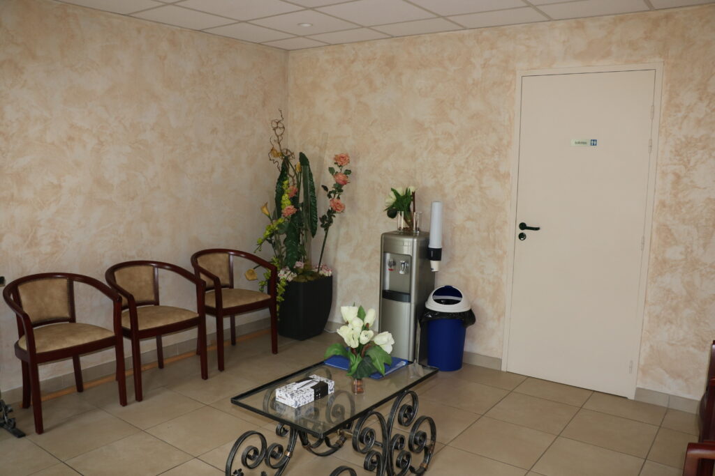 Accueil de la chambre funéraire de Champagne-sur-Seine